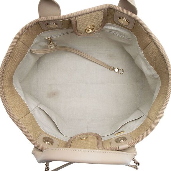 Chanel Mixed Fibers Deauville Small Tote - Picture 7 of 15